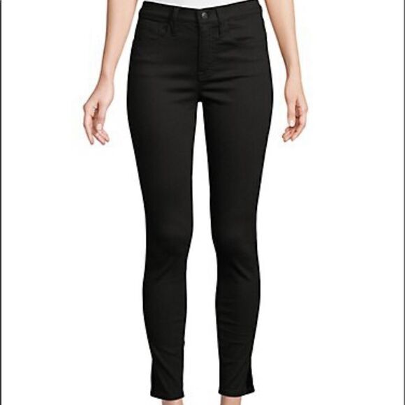 bnwt Madewell Black Skinny Jeans with Magic Pockets size 28 - Picture 2 of 9
